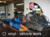 Vinyl work - vehicle graphics